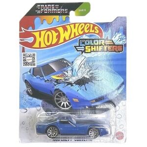 Hot Wheels Color Shifters 1980 Chevy Corvette Transformers BHR15 Blue 1:64 NEW